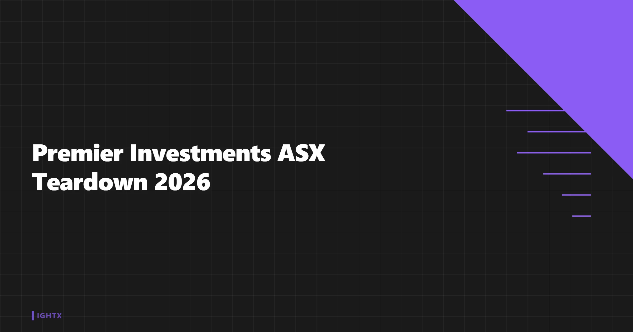 ASX teardown: Premier Investments after the Apparel sale, what a multi-brand AU retail holding teaches a DTC founder