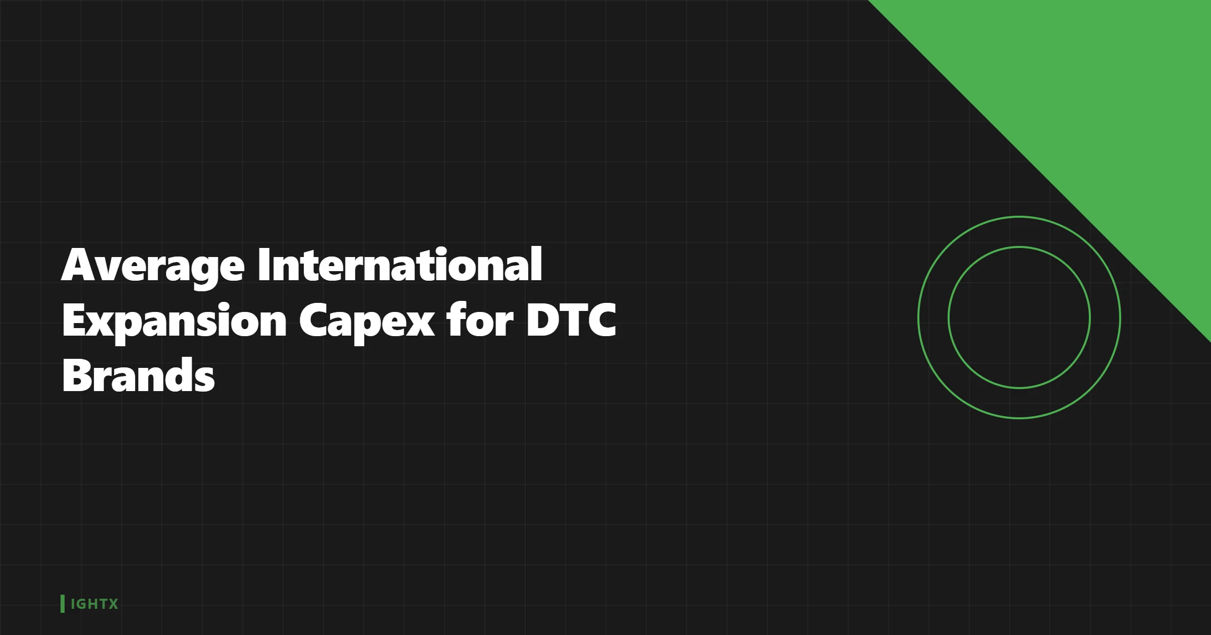 What International Expansion Costs DTC Brands: 2026 CAPEX Reality