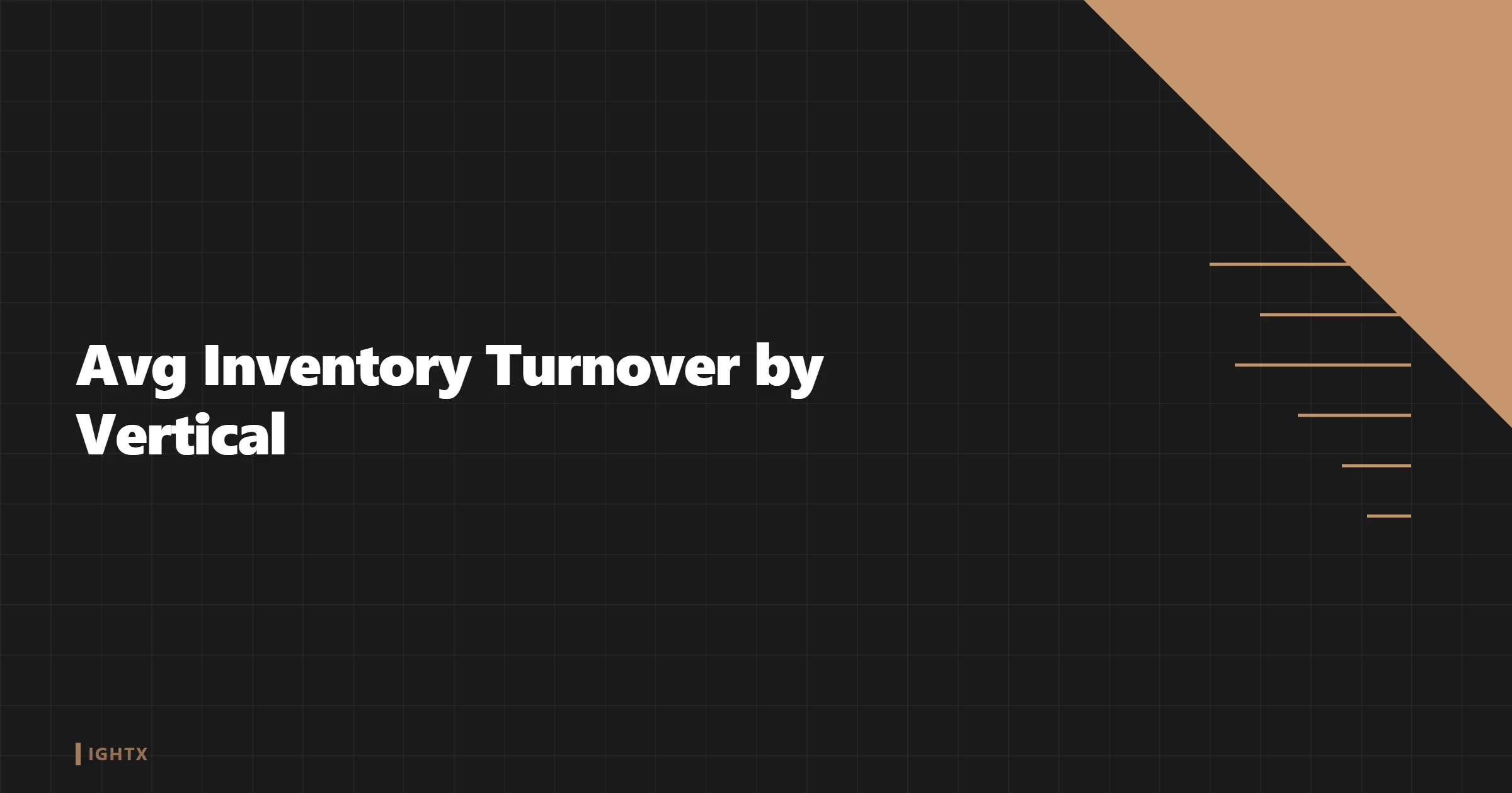 Average Inventory Turnover by Ecommerce Vertical 2026