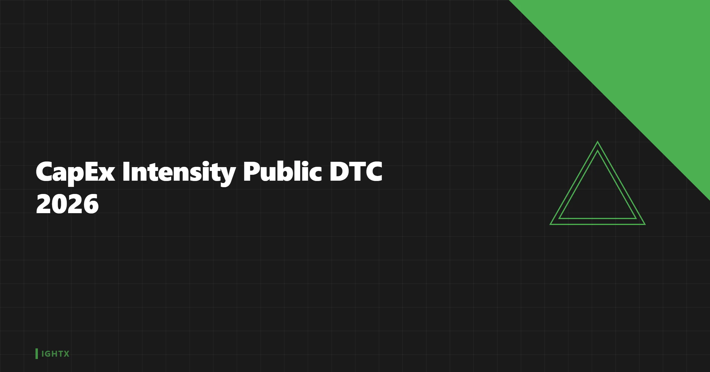 DTC CapEx as % of Revenue 2026: 1.85% Median (Asset-Light Truth)