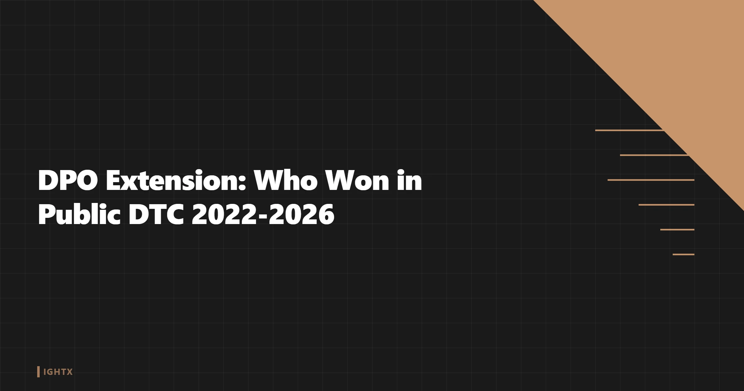 DPO Extension: Who Won in Public DTC 2022-2026