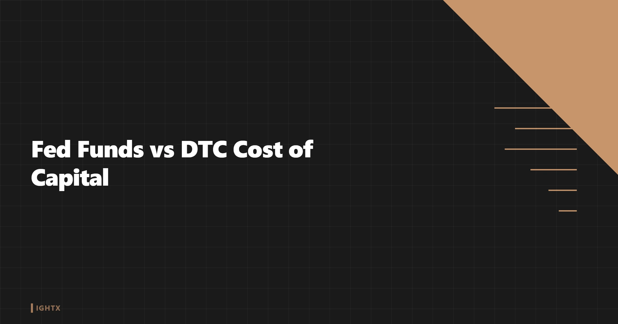 How Fed Rate Cuts Move DTC Cost of Capital 2026 (WACC Math)