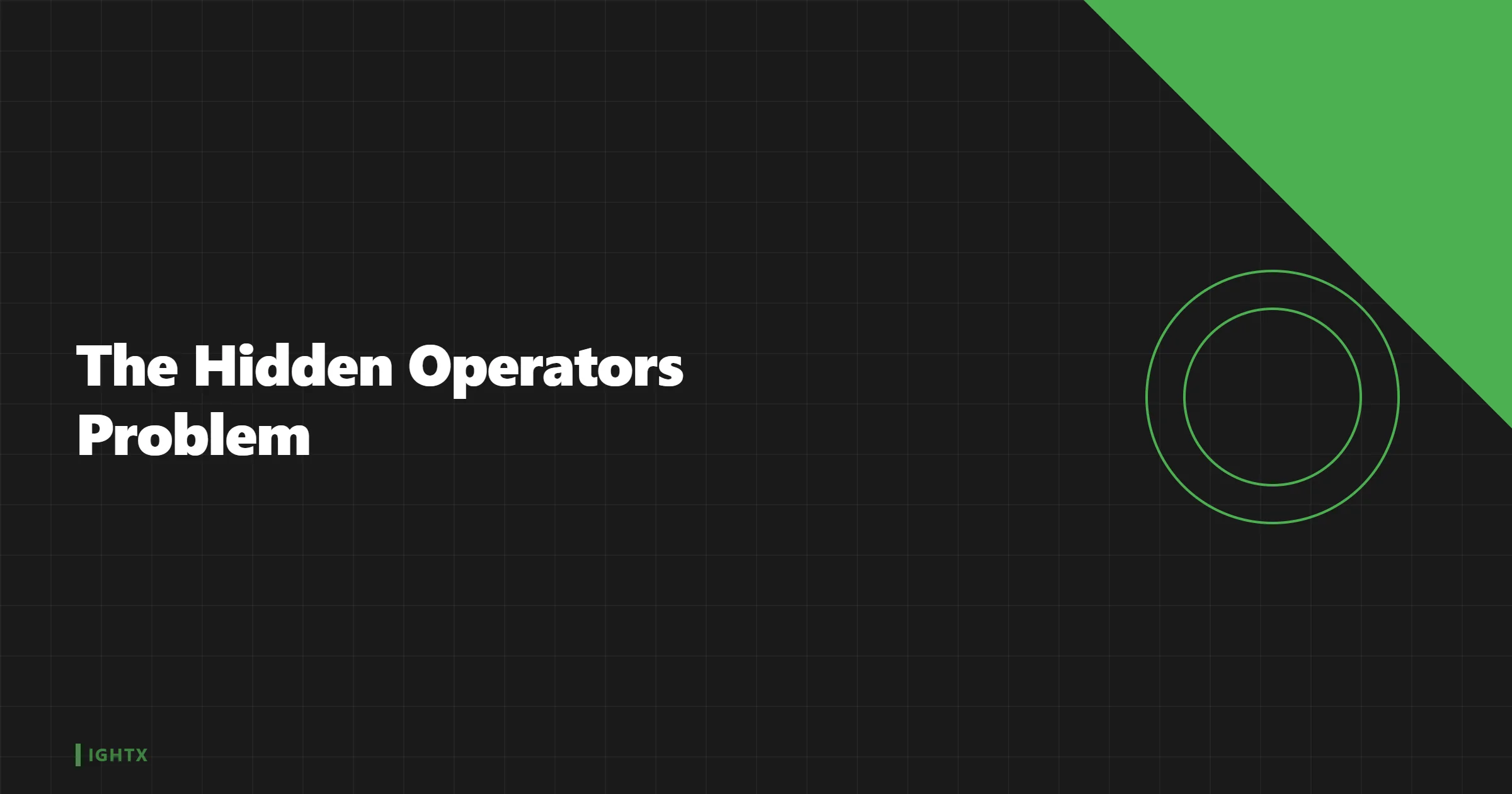 The Hidden Operators Problem in Public DTC 2026