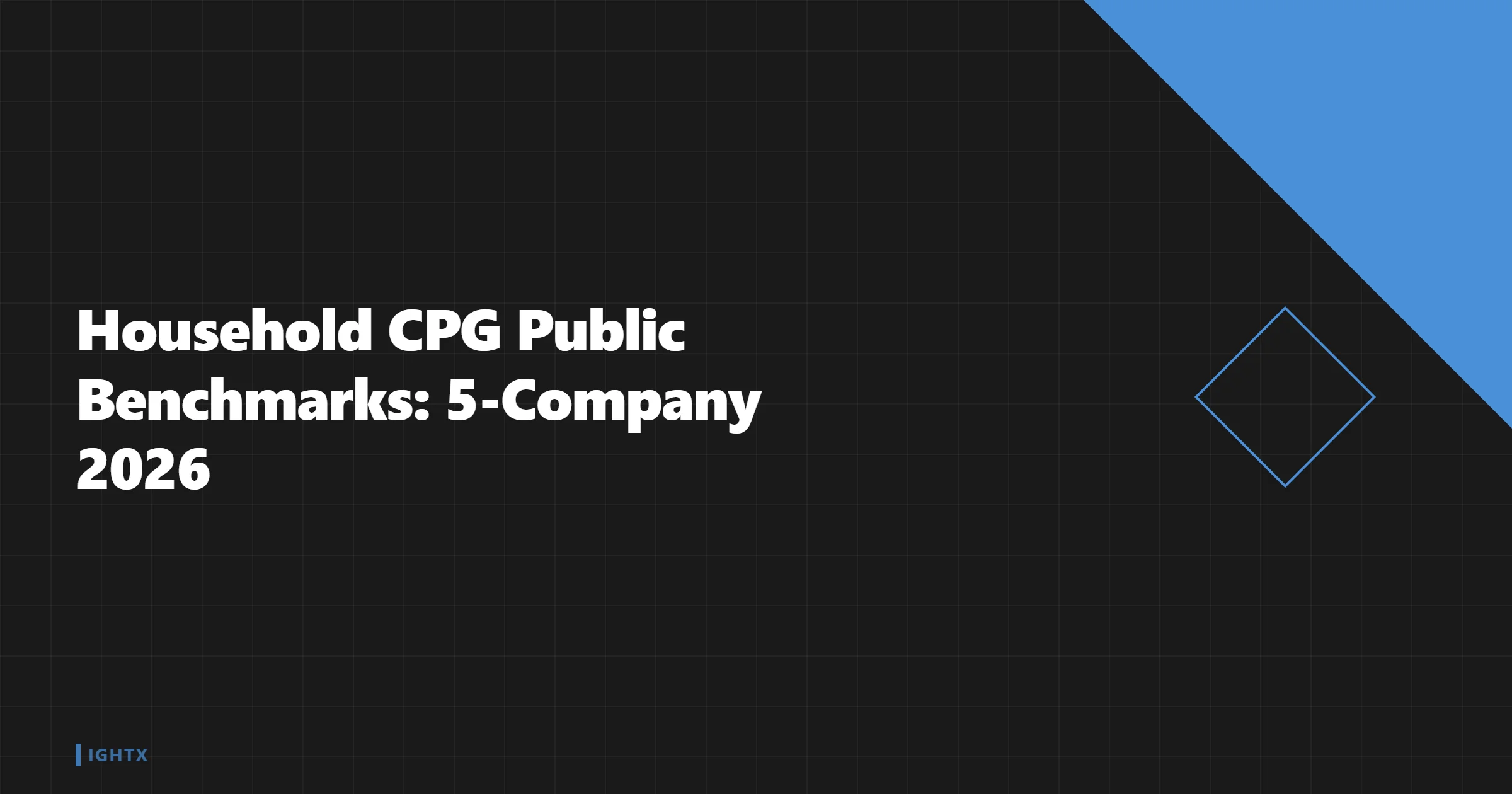 Household CPG public benchmarks 2026: Church & Dwight, Newell, Energizer, Spectrum Brands, Helen of Troy operating margin spread