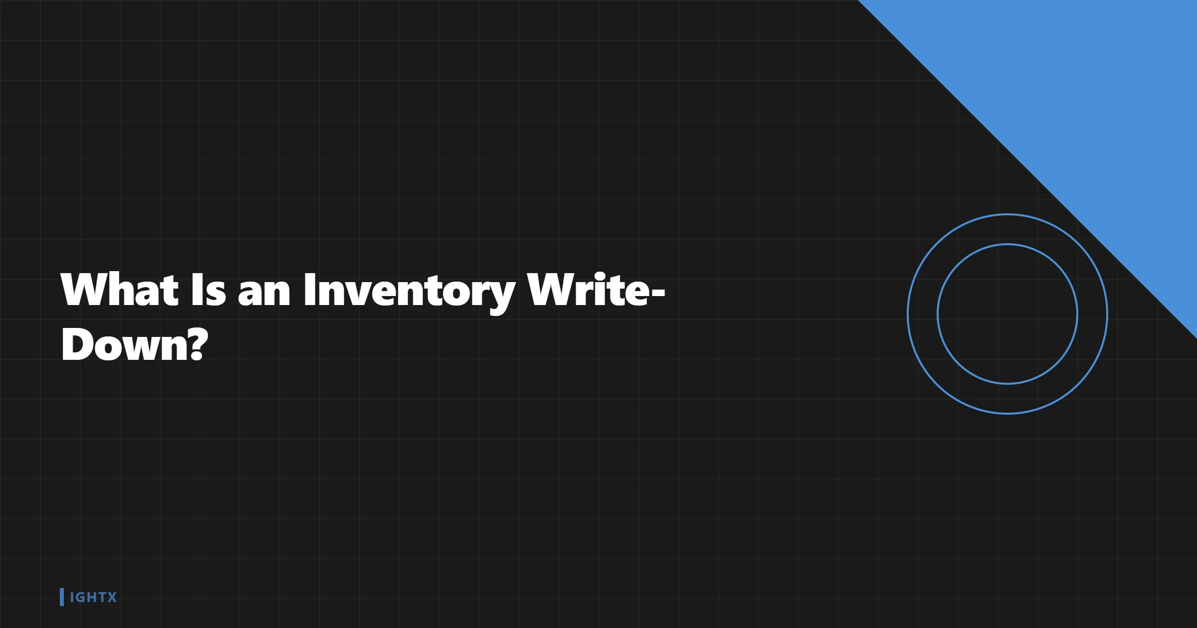 What Is an Inventory Write-Down?
