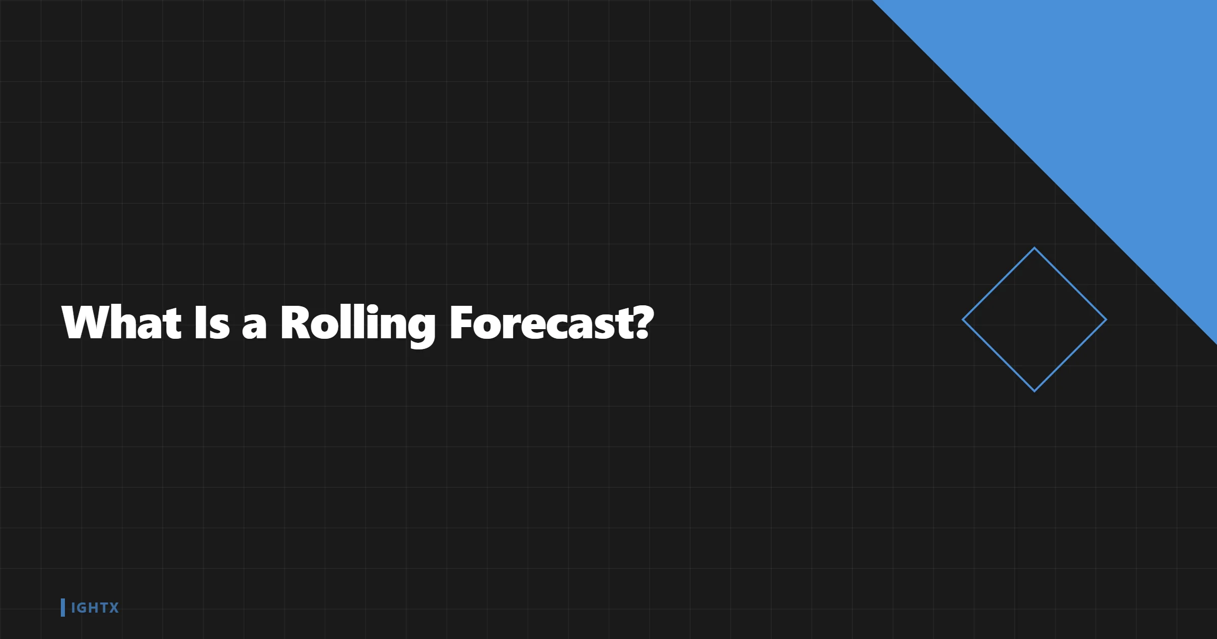 What Is a Rolling Forecast?